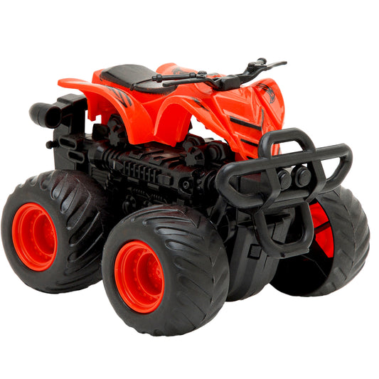 Sterling Big Size 4WD Monster Bikes - Push and Go Toy Bikes, Friction-Powered Bikes, Push-Go Bikes for Toddlers and Kids.