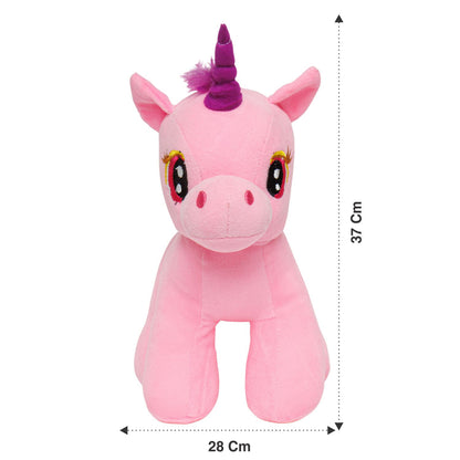 Soft Toy | Unicorn 37 cm | Boys and Girls | (Pink)